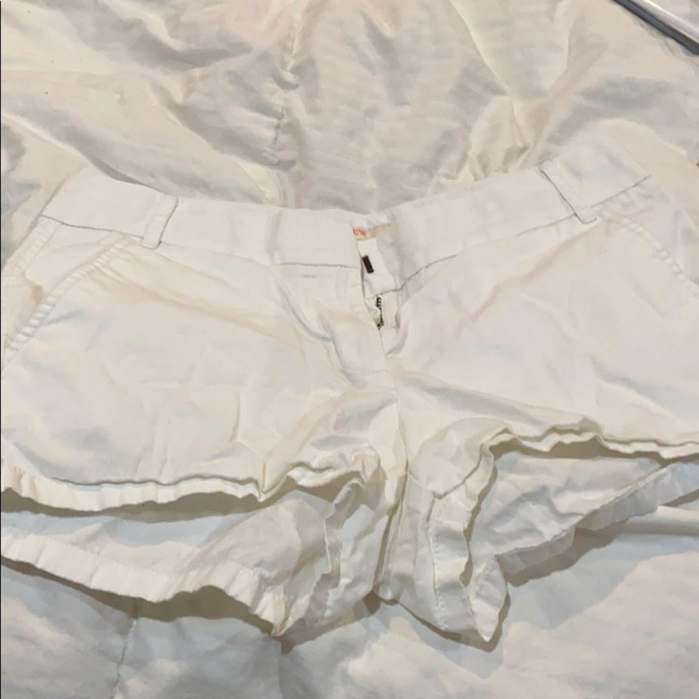 White J. Crew shorts